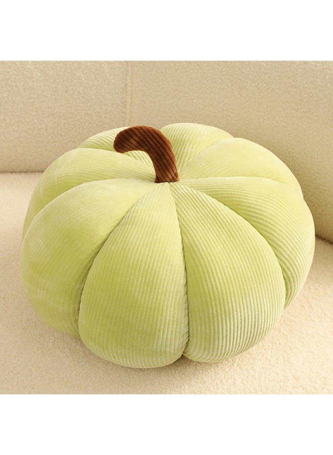 Loquat Ins Style Home  Pumpkin Pillow Doll Cushion Plush Toy Living Room Sofa Cushion-Specifications:Yellow Green-Color:18cm /about 0.15kg - Image 1