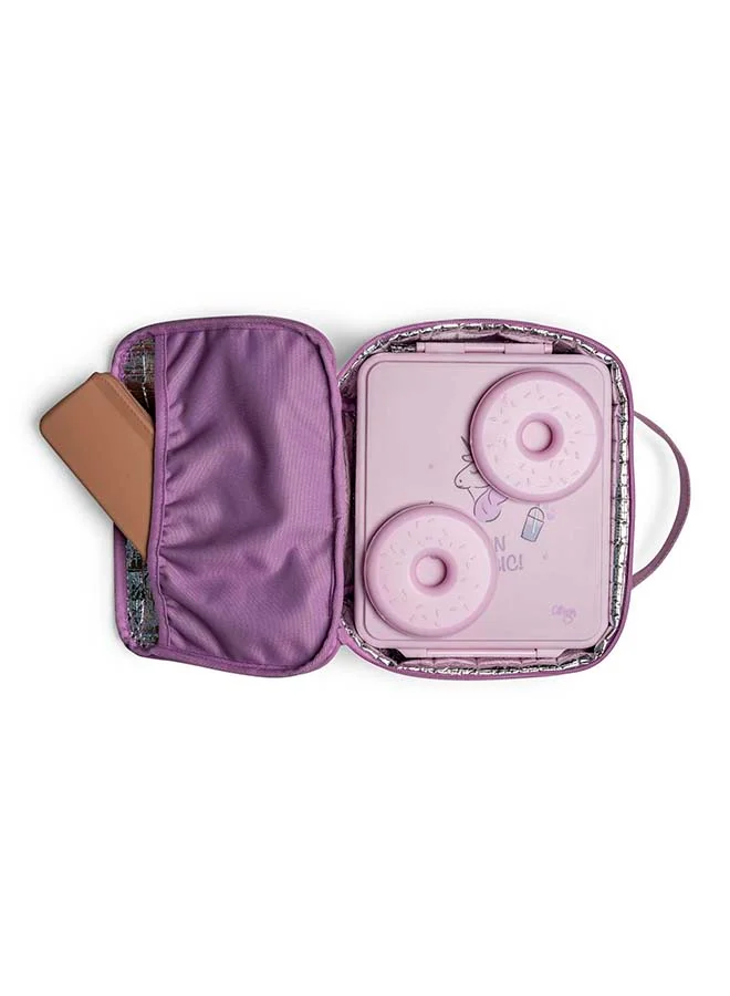 Citron Insulated Square Lunch Bag Stormy - Unicorn