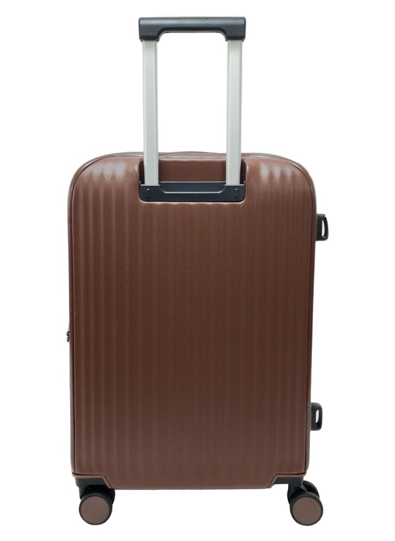 Track Unbreakable Hard Side Suitcase Luggage Sets Lightweight Travel Bag Trolley 3 Pieces Set  - Image 3