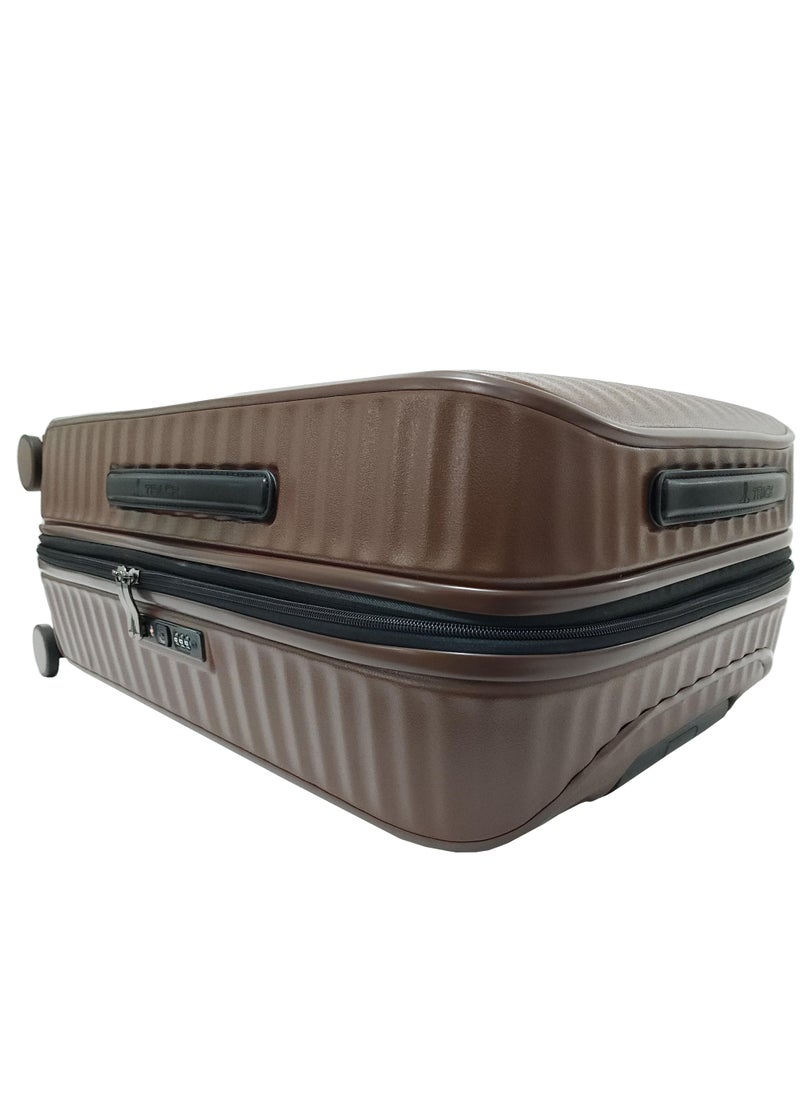 Track Unbreakable Hard Side Suitcase Luggage Sets Lightweight Travel Bag Trolley 3 Pieces Set  - Image 4