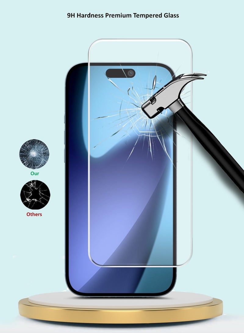 GMAX Apple iPhone 17 Pro Max 5G 2025 GMAX Premium Series Curved Edges 9H 2.5D Tempered Glass Screen Protector - Clear - Image 3