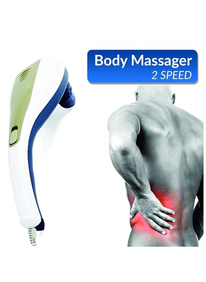 Powerful Electric Double Head Hammerpro Body Massager for Pain Relief Acupressure Dual Hand Dolphin Double Point Body Massager For Multi Usage Back Leg and Neck  - Image 1