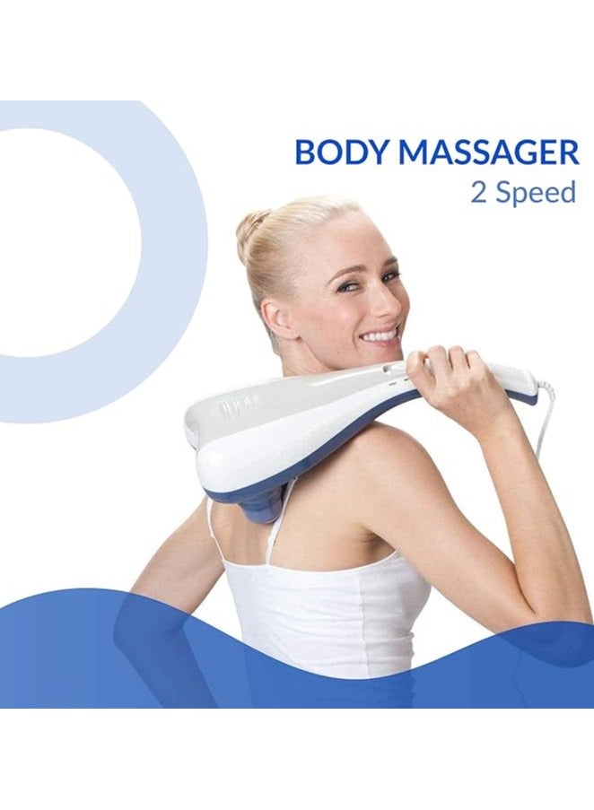 Powerful Electric Double Head Hammerpro Body Massager for Pain Relief Acupressure Dual Hand Dolphin Double Point Body Massager For Multi Usage Back Leg and Neck  - Image 2