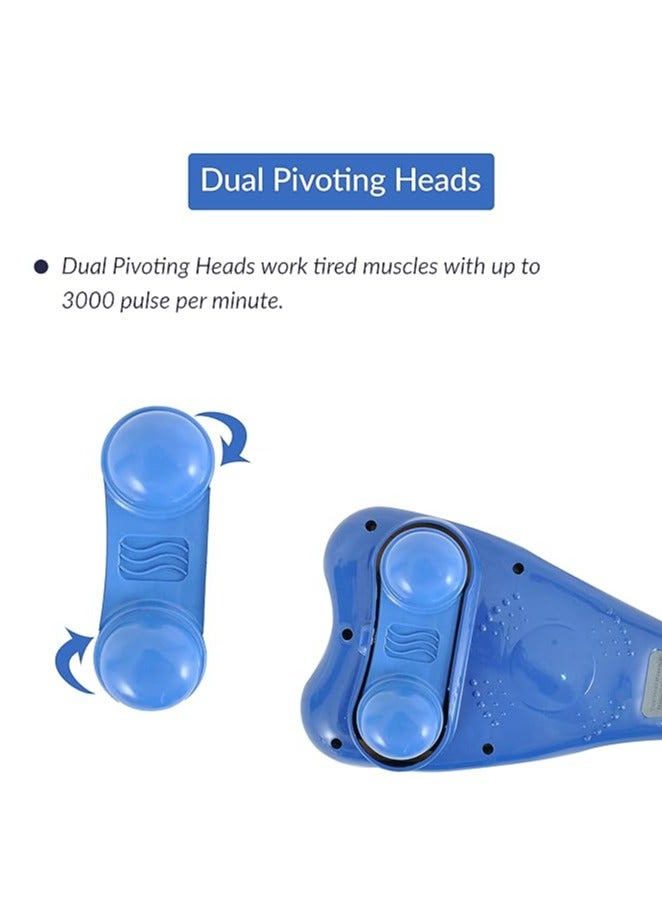 Powerful Electric Double Head Hammerpro Body Massager for Pain Relief Acupressure Dual Hand Dolphin Double Point Body Massager For Multi Usage Back Leg and Neck  - Image 3