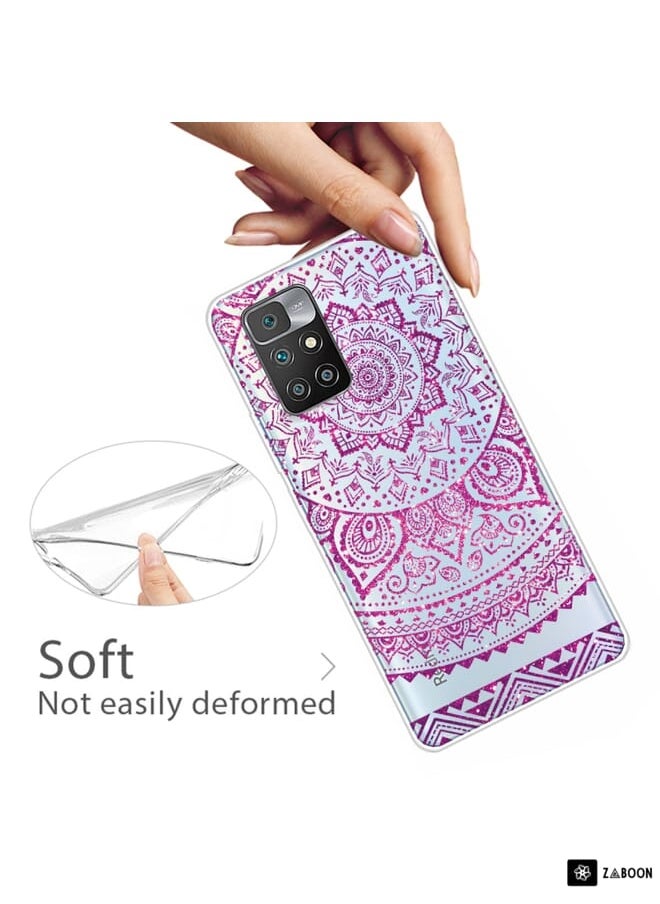 Zaboon - Protective Case Cover For Xiaomi Redmi 10 Gradient Lace Transparent TPU - Image 1