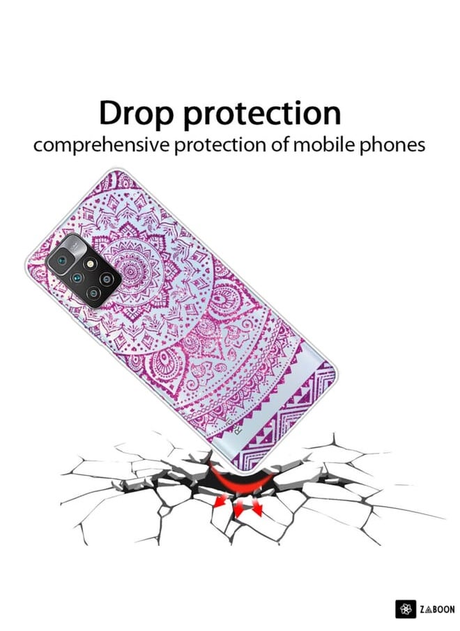 Zaboon - Protective Case Cover For Xiaomi Redmi 10 Gradient Lace Transparent TPU - Image 1