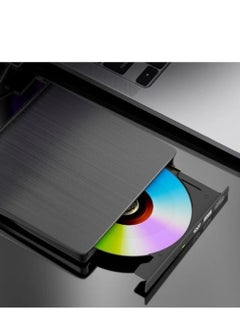 Furtey Premium USB 3.0 External DVD Drive - Ultra Slim Arabic/English Bilingual Optical Burner for Laptop & Desktop, Compatible with Windows 11/10/8/7 Linux Mac, VCD/DVD-RAM/±RW Writer Reader (Desert-Tested Heat-Resistant Black)  - Image 2
