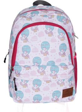 Cambridge Polo Club Triple School Bag Set White - Pink  - Image 2