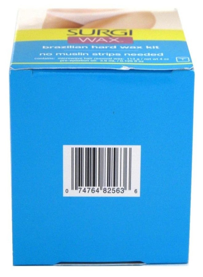 Surgiwax Surgi Wax Brazilian Hard Wax Kit For Private Parts 4 Ounce (118ml) (6 Pack) - Image 2