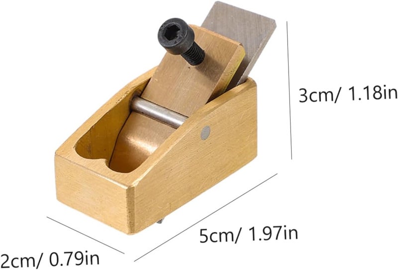 SUPVOX Tiny Woodworking Plane Hand Tool for Violin Cello Woodcraft Durable Construction for Luthiers and Woodworking Projects - Image 2