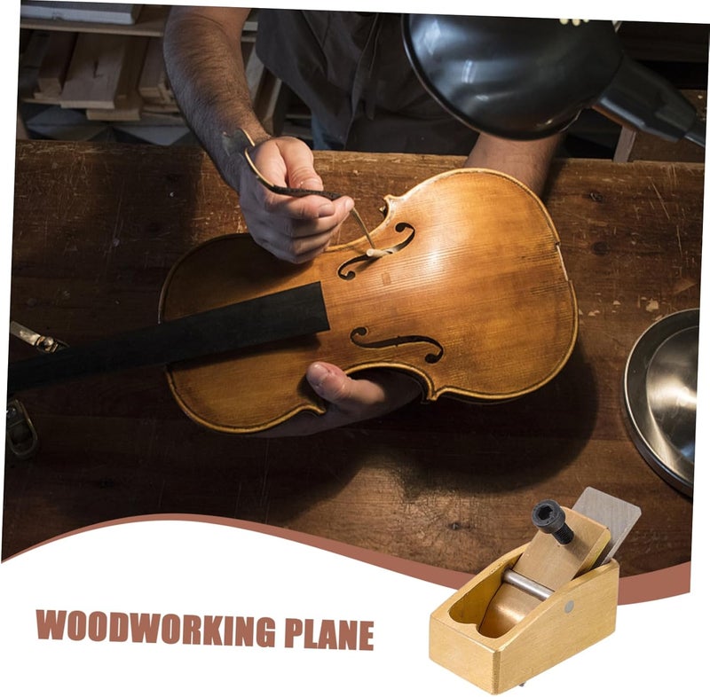 SUPVOX Tiny Woodworking Plane Hand Tool for Violin Cello Woodcraft Durable Construction for Luthiers and Woodworking Projects - Image 4