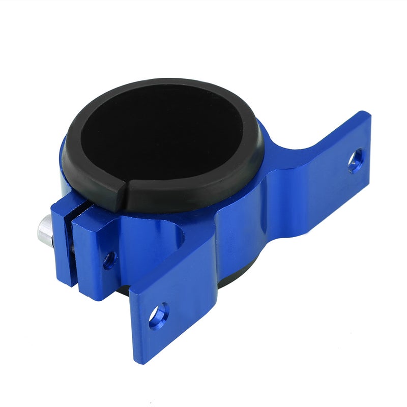 Aluminum Alloy 50mm Car Fuel Pump Mounting Bracket Single Filter Clamp Cradle Blue - Image 2