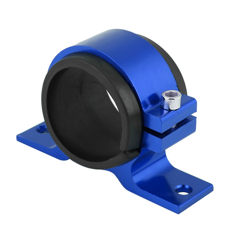 Aluminum Alloy 50mm Car Fuel Pump Mounting Bracket Single Filter Clamp Cradle Blue - Image 5