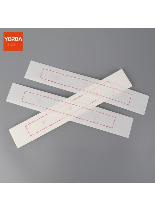 Ubiquitin Ubr File Sealing Strip Red Letter Tender Doent Envelope Seal Strip Adhesive Seal Strip 308*50mm 100 Sheets/ Pack 1821 - Image 1