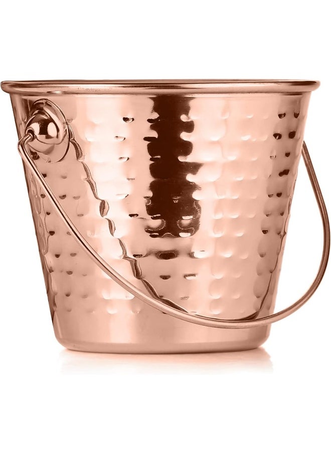 KEDGE Kedge Stainless Steel Copper Finish 2 Number Mini Pail, 300 ml Capacity  - Image 1