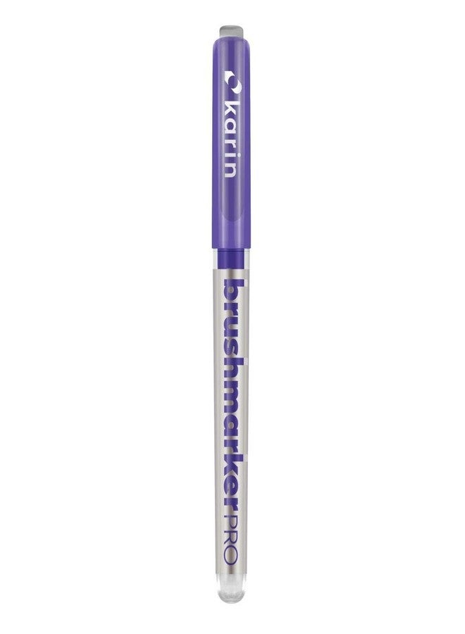 Karin Brushmarker PRO - Water-Based - Brush Tip - Pale Violet (247) - Image 1
