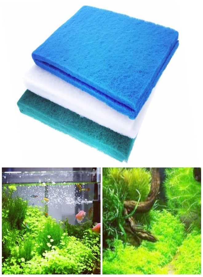 VAYINATO® Aquarium Fish Tank Biochemical Filter Sponge Aquarium Filter Cotton Media for Cultivating Bacteria Flexible Easy Cut (50 * 50 * 2 cm) (Blue) by Pezlifeworld - Image 1