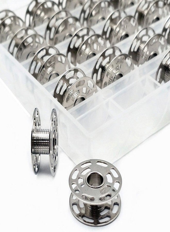 YEQIN 25PCS BOBBINS with Clear Box 0060265000QW - BERNINA bobbins 0060265000 180 185 190 200 435 450 640 730E 1000 1630 - Image 1