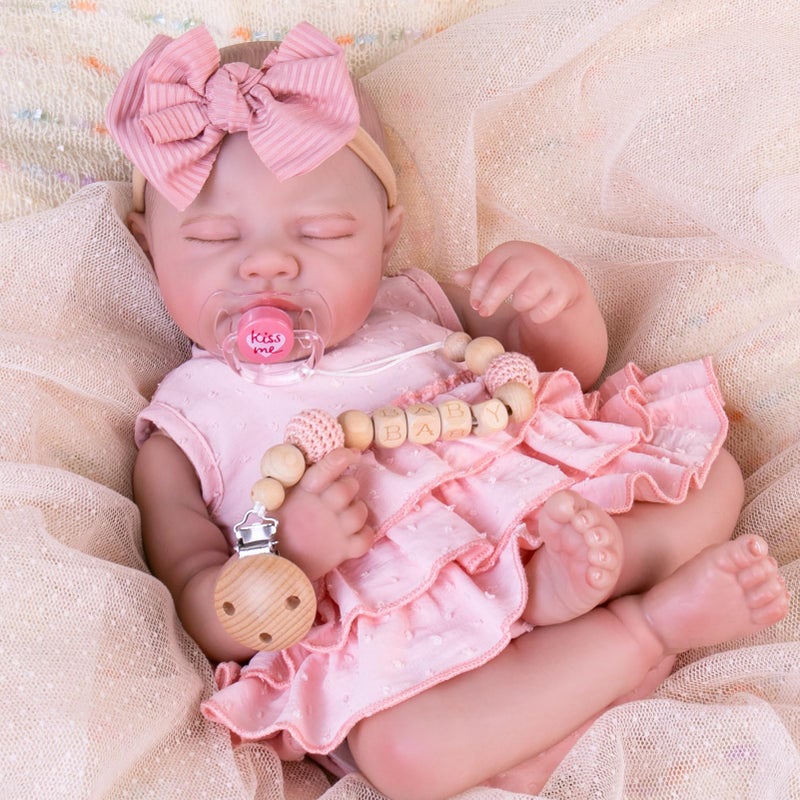 Aori Reborn Baby Dolls Realistic 20 Inches Real Life Baby Doll with Feeding Kit Lifelike Newborn Baby Girl Perfect for Kids 3 - Image 2