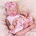 Aori Reborn Baby Dolls Realistic 20 Inches Real Life Baby Doll with Feeding Kit Lifelike Newborn Baby Girl Perfect for Kids 3 - Image 3