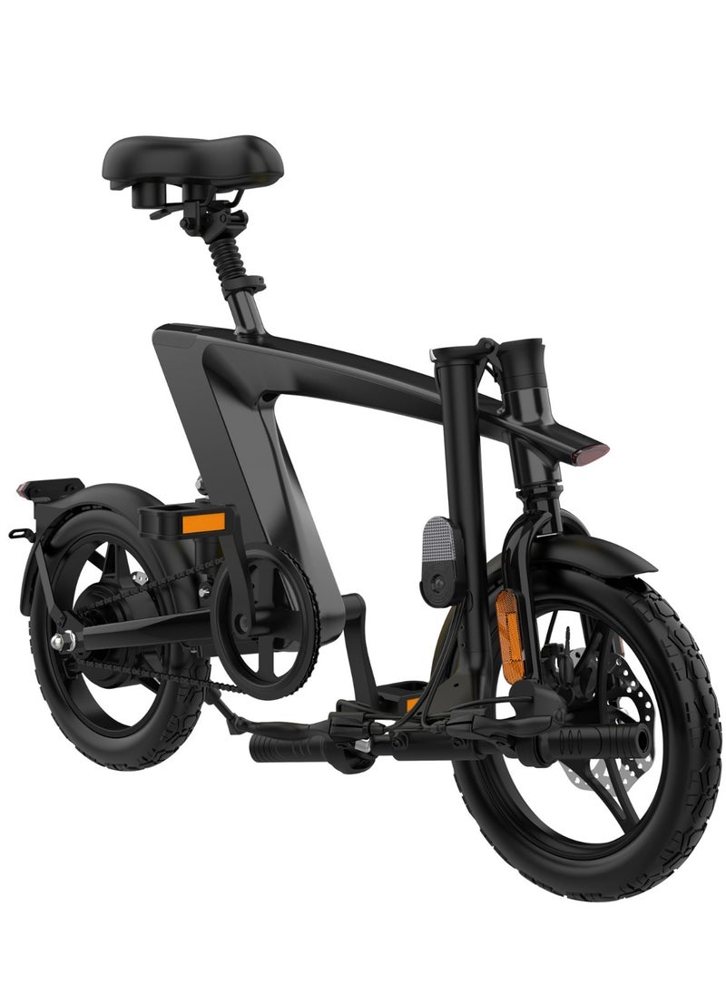 GREEN LION - Electric Bike GBK-200 250W with 3 Gear Levels and 36V Headlight / Front & Rear Disc Brakes / 100kg Load / 25 km/h Speed / Safe and Reliable Electric Bicycle - Black - Image 1