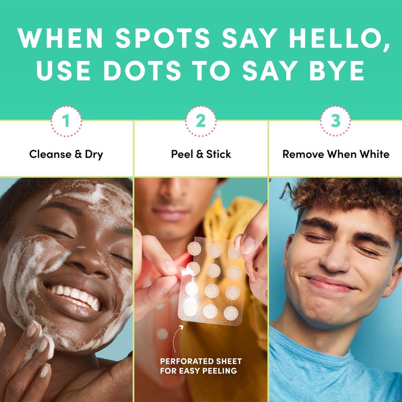 Dots for Spots Dots for Spots Pimple Patches - Fast Acting Translucent Hydrocolloid Zit Treatment Stickers for Face - Blemish Patch for Women, Men & Teenagers - Made in Korea (60 count)  - Image 5