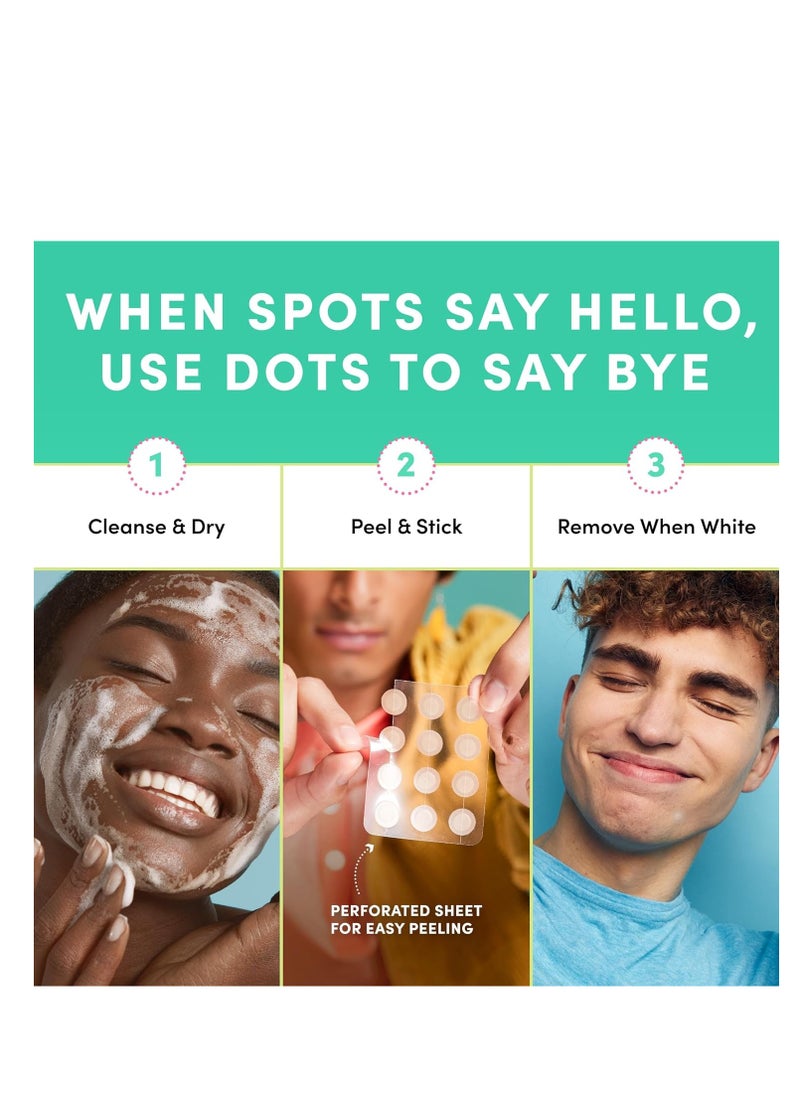 Dots for Spots Dots for Spots Pimple Patches for Face - Pack of 60 Hydrocolloid Acne Patch - Invisible Zit Stickers Treatment for Face and Body - Mighty, Fast-Acting, Vegan & Cruelty Free Korean Skin Care  - Image 5