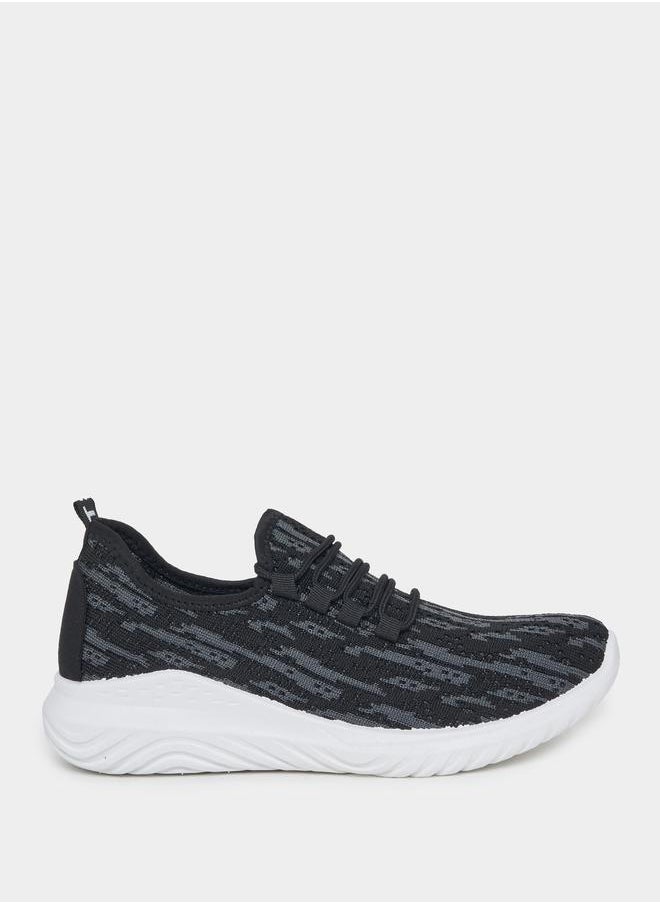 Styli - Textured Elasticated Lace Running Shoes - Image 1