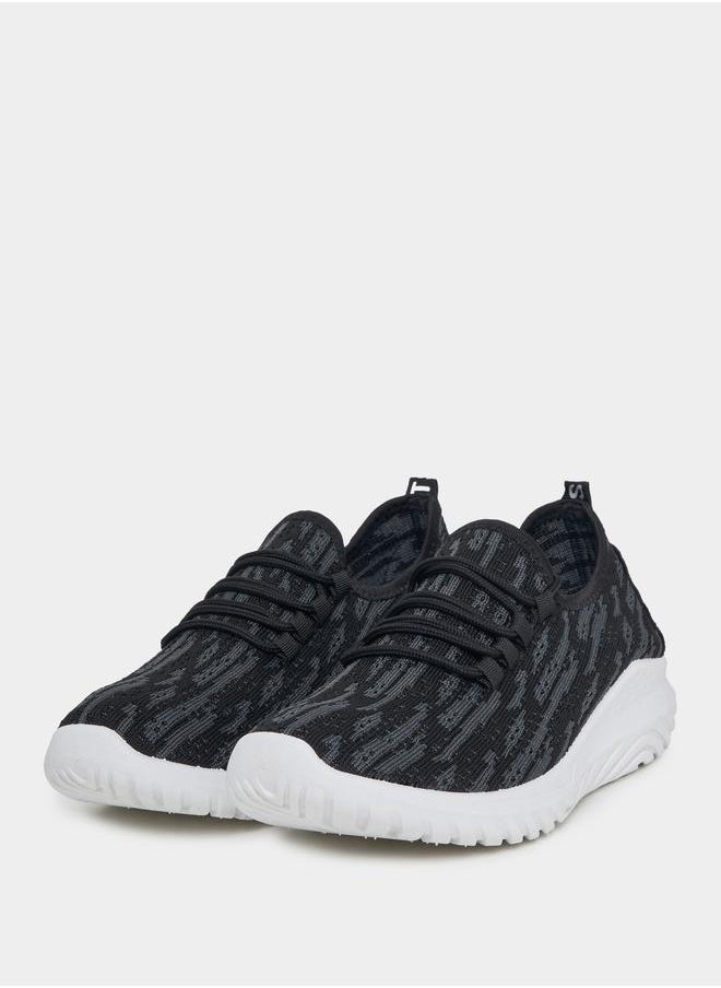 Styli - Textured Elasticated Lace Running Shoes - Image 1