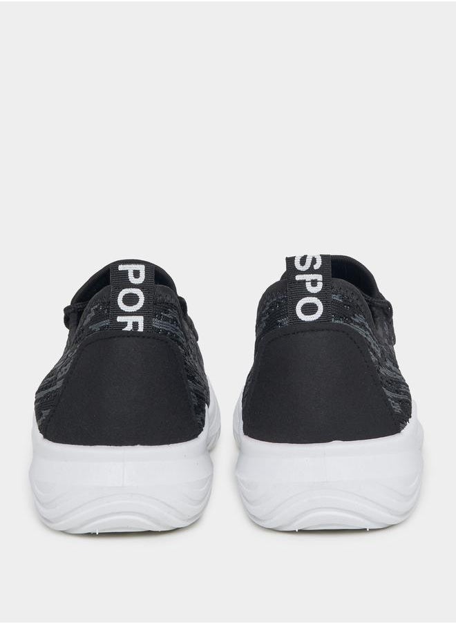 Styli - Textured Elasticated Lace Running Shoes - Image 1