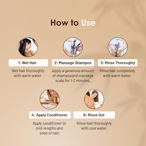Herbishh Ginger Extract Thickening Shampoo and Hair Conditioner for Hair Thickening | Suitable for All Type Hair | Sulphates & Parabens Free - Image 5