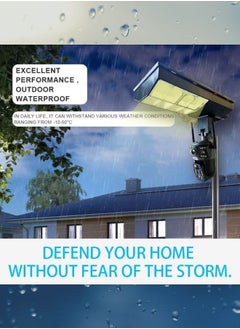 DOCKCASE 4MP LED Solar Street Light With 4G Camera, IP66 Waterproof, Human Detection,, PIR Alarm, IR and Color Night Vision  - Image 4