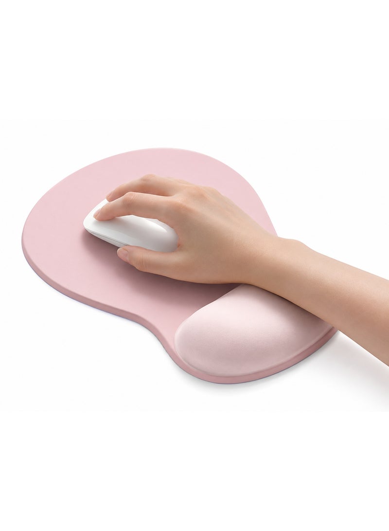 Ergonomic Gel Wrist Rest Mouse Pad, Wrist Support Mouse Pad, Smooth Surface, Non-Slip Base, Office Gaming Mouse Pad for Home and Office - Image 1