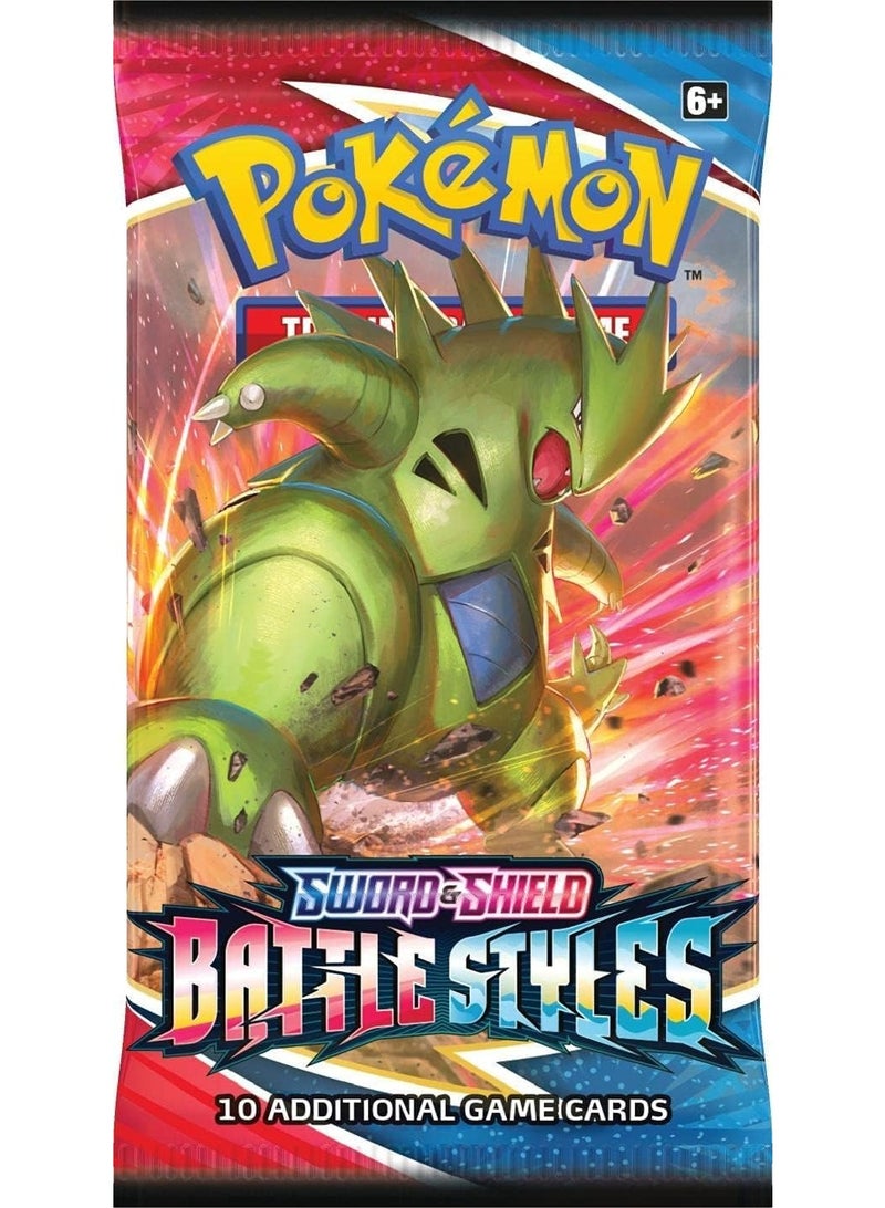 Pokemon Pokémon TCG Sword & Shield—Battle Styles Sleeved Booster Pack, 10 Trading Cards, Random Assorted Pack Artwork, Collectible Card Game Expansion - Image 4
