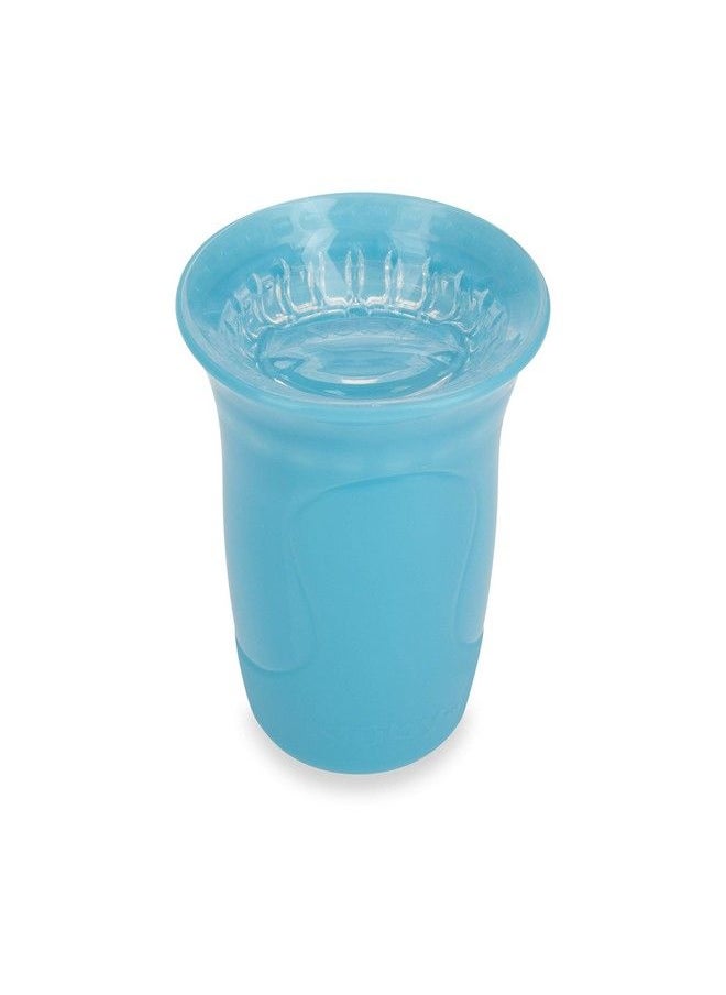 Nuby - 3Piece Nospill Smart Edge 360 Cup With Touch Flo Easy Clean Silicone Rim 10 Oz Girl (Color May Vary) - Image 1