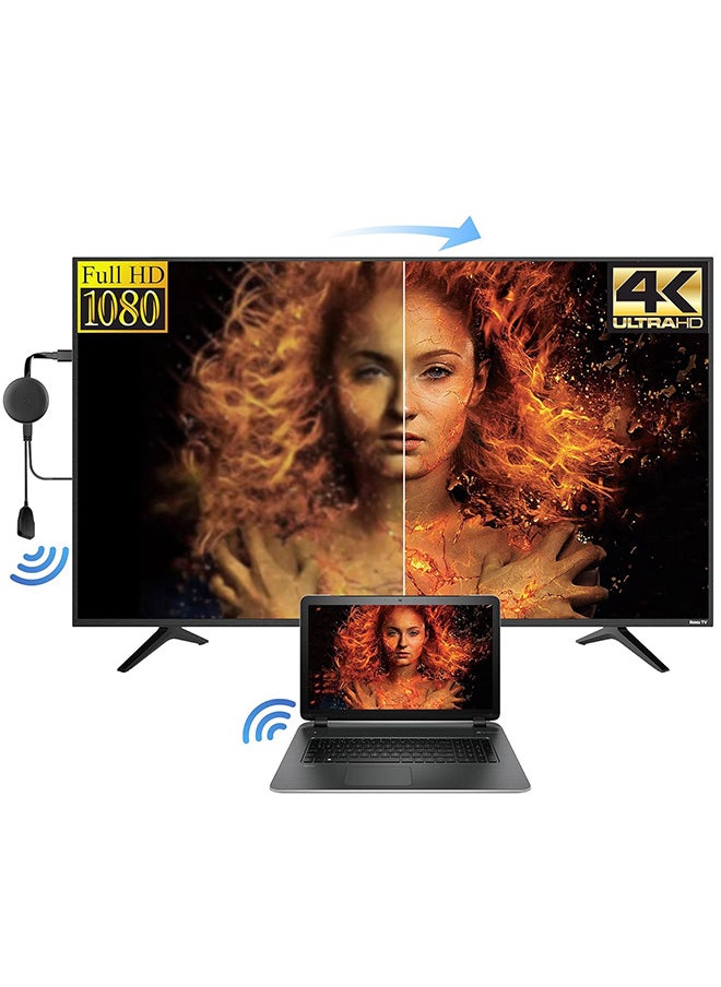 Chromecast HD Android third-generation streaming device, 5G Wi-Fi, 4K clear picture quality, compatible with TV, YouTube, and other streaming media