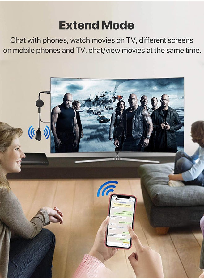 Chromecast HD Android third-generation streaming device, 5G Wi-Fi, 4K clear picture quality, compatible with TV, YouTube, and other streaming media