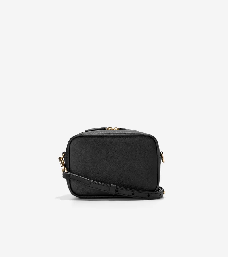 COLE HAAN Women's Go Anywhere Leather Camera Bag