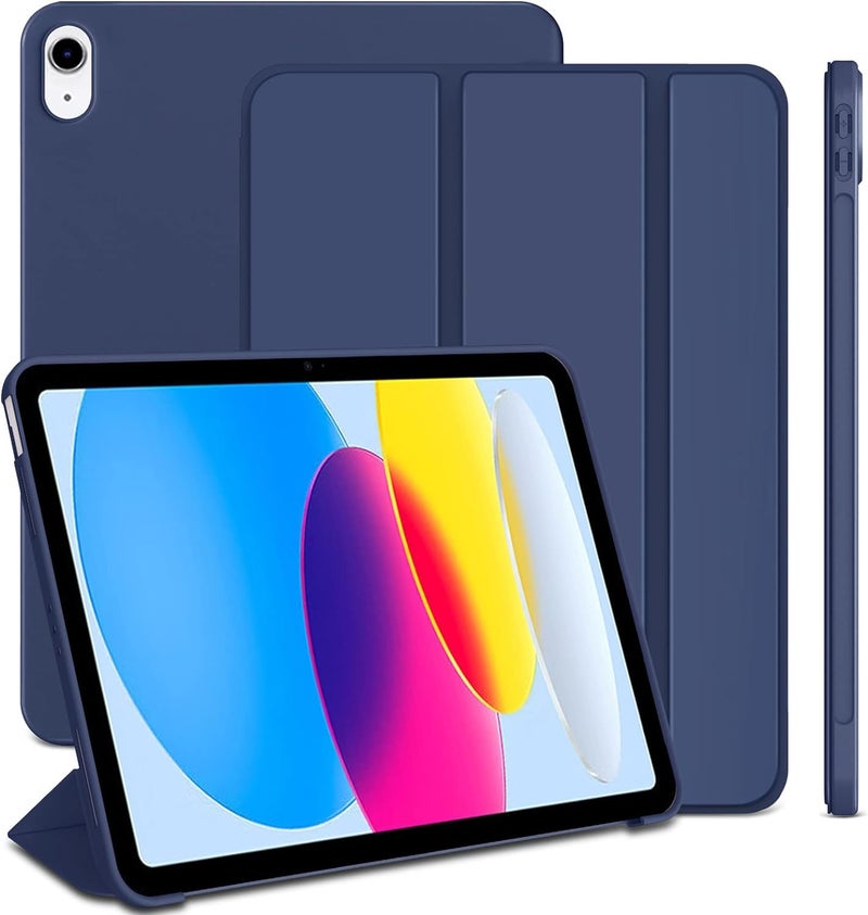 Boxome Tablet Case Cover for Apple iPad mini 7.9 inch (1st,2nd,3rd,4th,5th Gen) [Auto Sleep/Wake Cover] [Trifold Stand] - Blue - Image 1