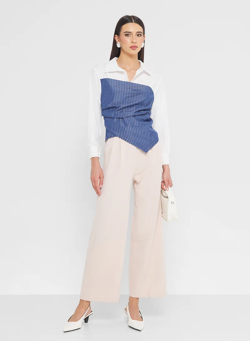 ELLA Shirt With Mock Corset