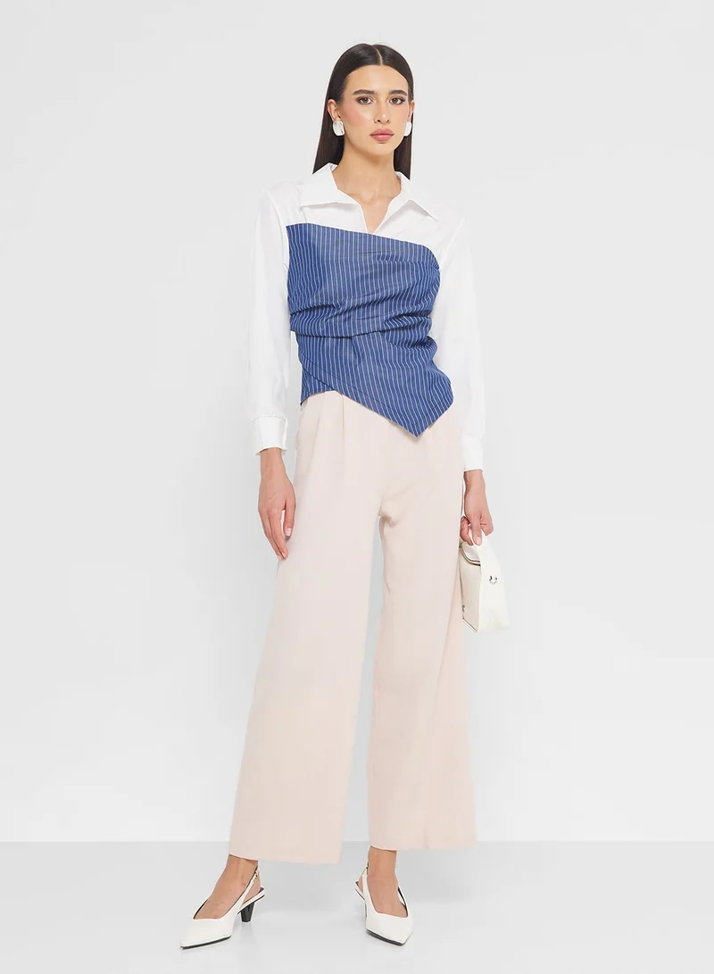 ELLA  Shirt With Mock Corset for Women | Best Price UAE