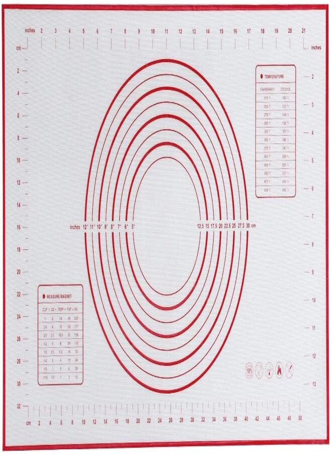 Cool Baby 60X40Cm Non Stick Silicone Baking Mat Kneading Pad Sheet Glass Fiber Rolling Dough Large Size For Cake Macaron Kitchen Tools, Multi Color, R7-Iyd7-4Zdg