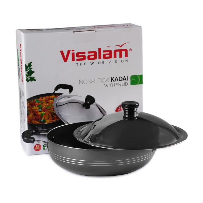 Visalam IClass Kadai 230mm Dia Thick 3mm - Image 4