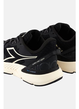 DIADORA Kids Girl Mythos Blushield Volo 3 Glam Lace Up Shoes, Black Combo  - Image 2