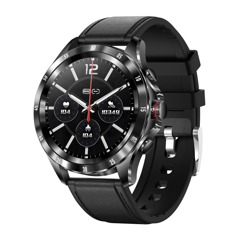 MAX7 Smart Sports Watch 1.32 Inch 360*360 FullTouch Screen  Fitness Tracker IP68 Waterproof BT Calling Temperature/Sleep/Heart Rate/Blood Pressure Monitor Multiple Sports Mode - Image 1