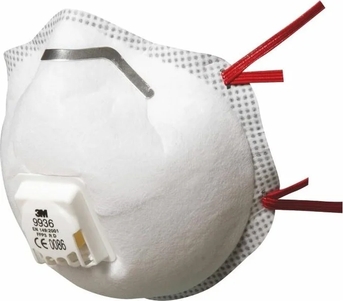 3M ™ 9936 FFP3 Particular Particulate Respirator with Valve - Pack of 5