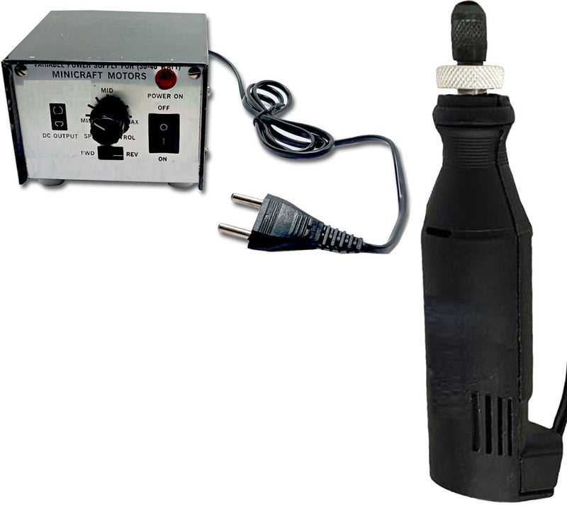 DIY Crafts DIY Crafts 2X Mini CraftAdopter Combo Offer Tools Minicraft MachineMini Drill Machine with 12V Speed and Direction Control Stab 2X Mini CraftAdopter Combo Offer  - Image 1