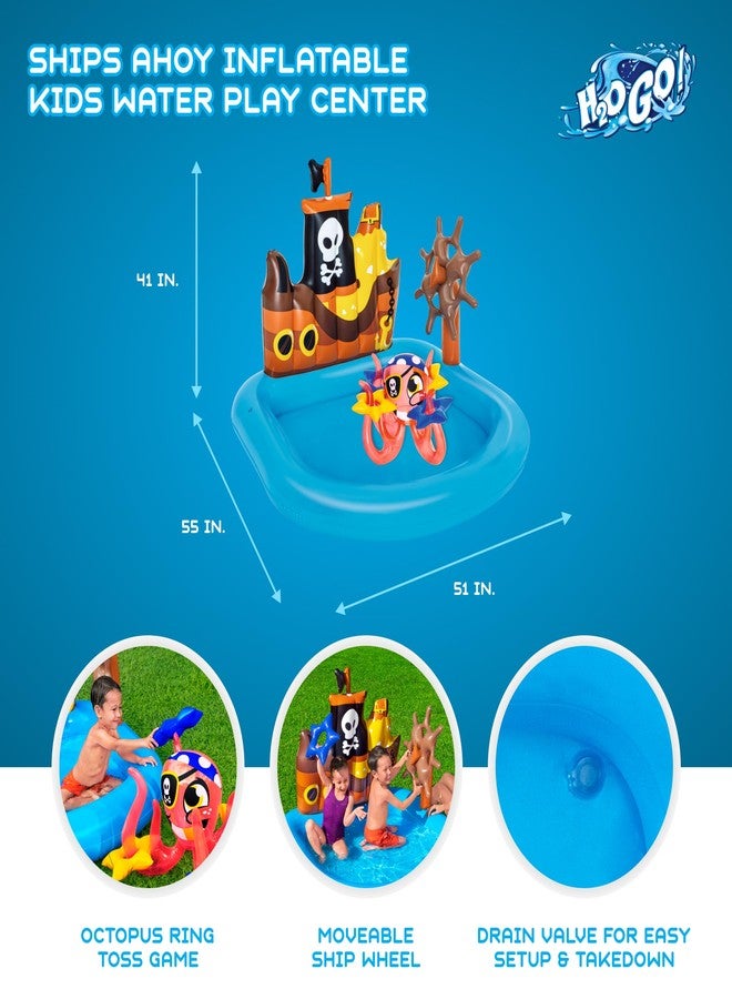 Bestway H2OGO! Ships Ahoy Play Center Splash Pool - Image 2