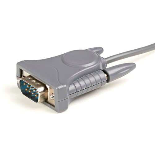 StarTech Usb To Serial Adapter Cable 3ft Usb M To Db9/Db25 Rs232 M - Image 4