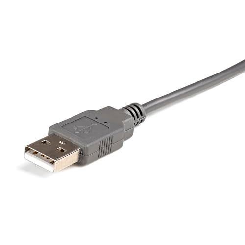 StarTech Usb To Serial Adapter Cable 3ft Usb M To Db9/Db25 Rs232 M - Image 3